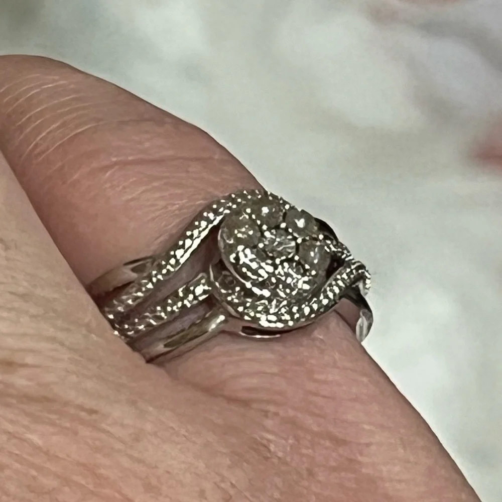 Sterling Renaissance Jewelry Diamond Ring